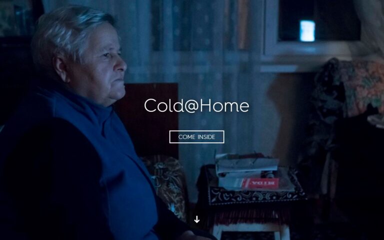 A pensioner in Ukraine copes with skyrocketing energy prices.